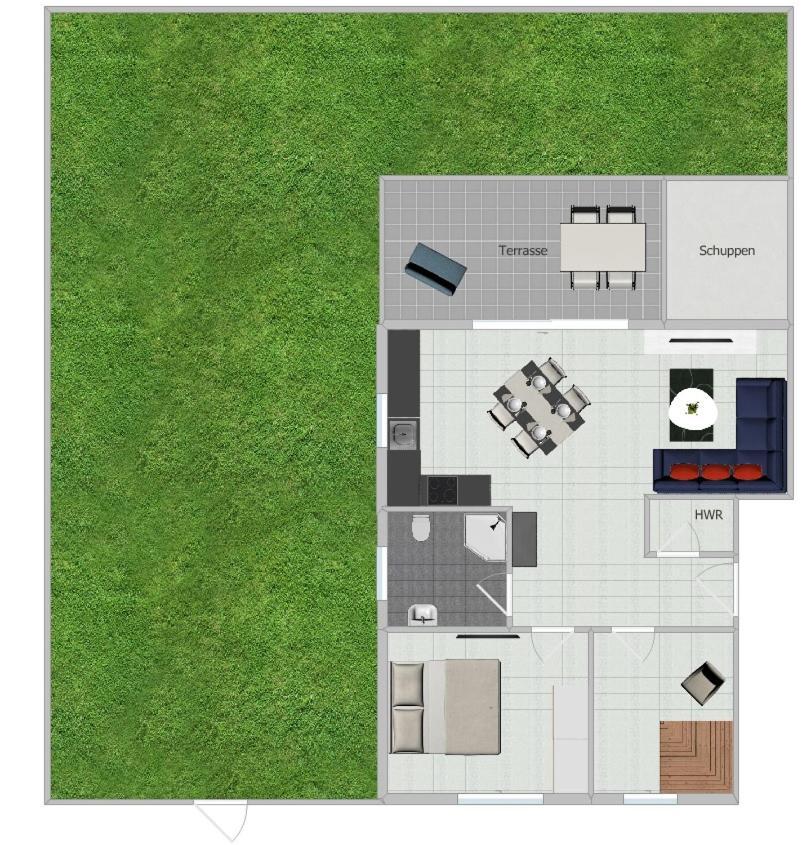 Wangeroase Apartman Schillig Kültér fotó